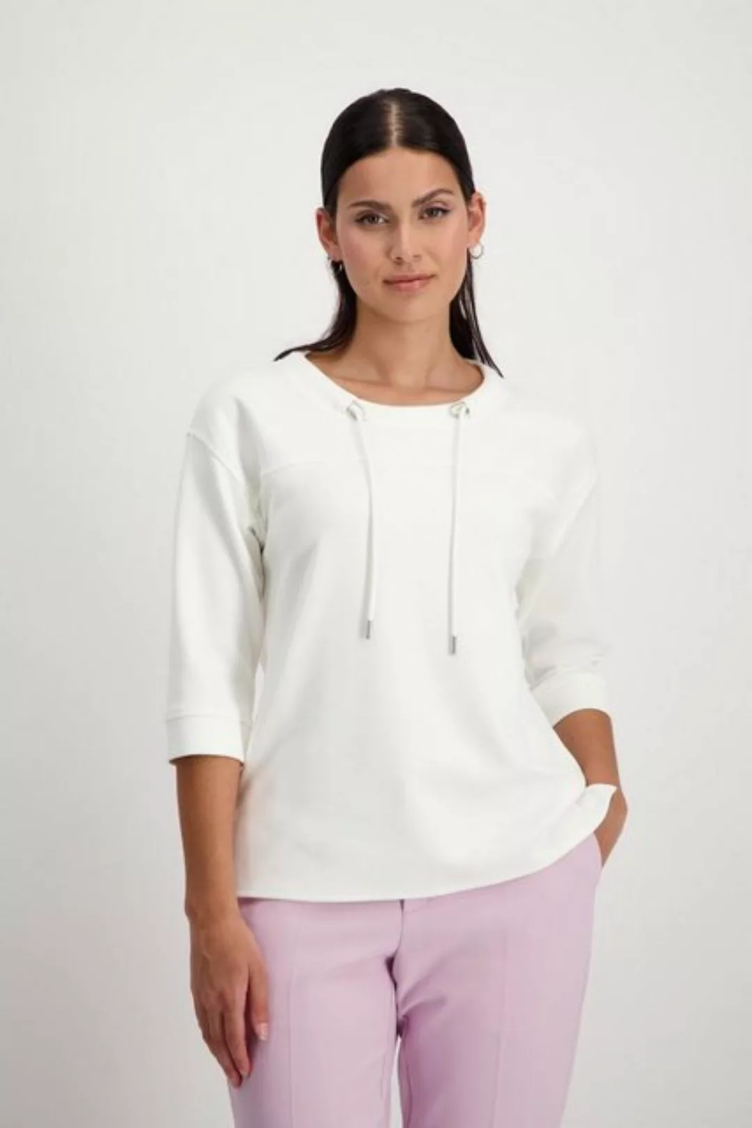 Monari Langarmshirt Sweatshirt, off-white günstig online kaufen