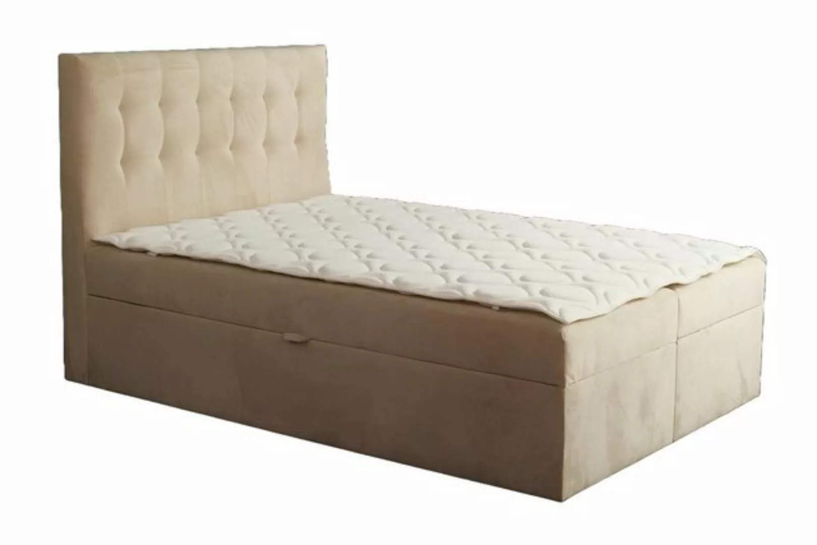 Xlmoebel Bett Beiges Schlafzimmerbett Chesterfield mit elegantem Design aus günstig online kaufen