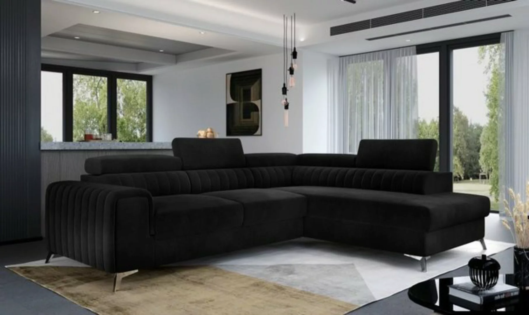 Luxusbetten24 Schlafsofa Designer Sofa Tirenni, mit Schlaf- und Klappfunkti günstig online kaufen