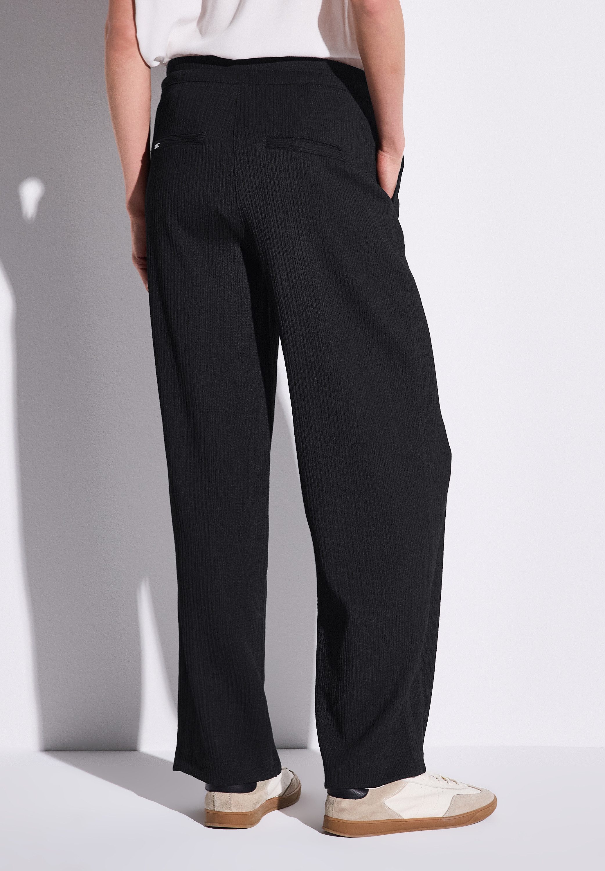 STREET ONE Stoffhose Wide Leg Hose günstig online kaufen