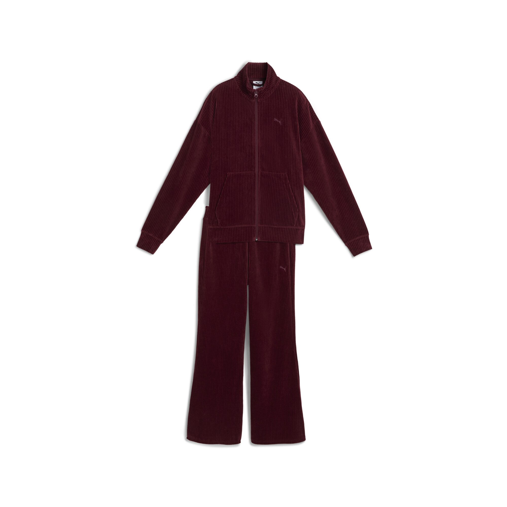 PUMA Jogginganzug Velour Rib Relaxed Trainingsanzug günstig online kaufen