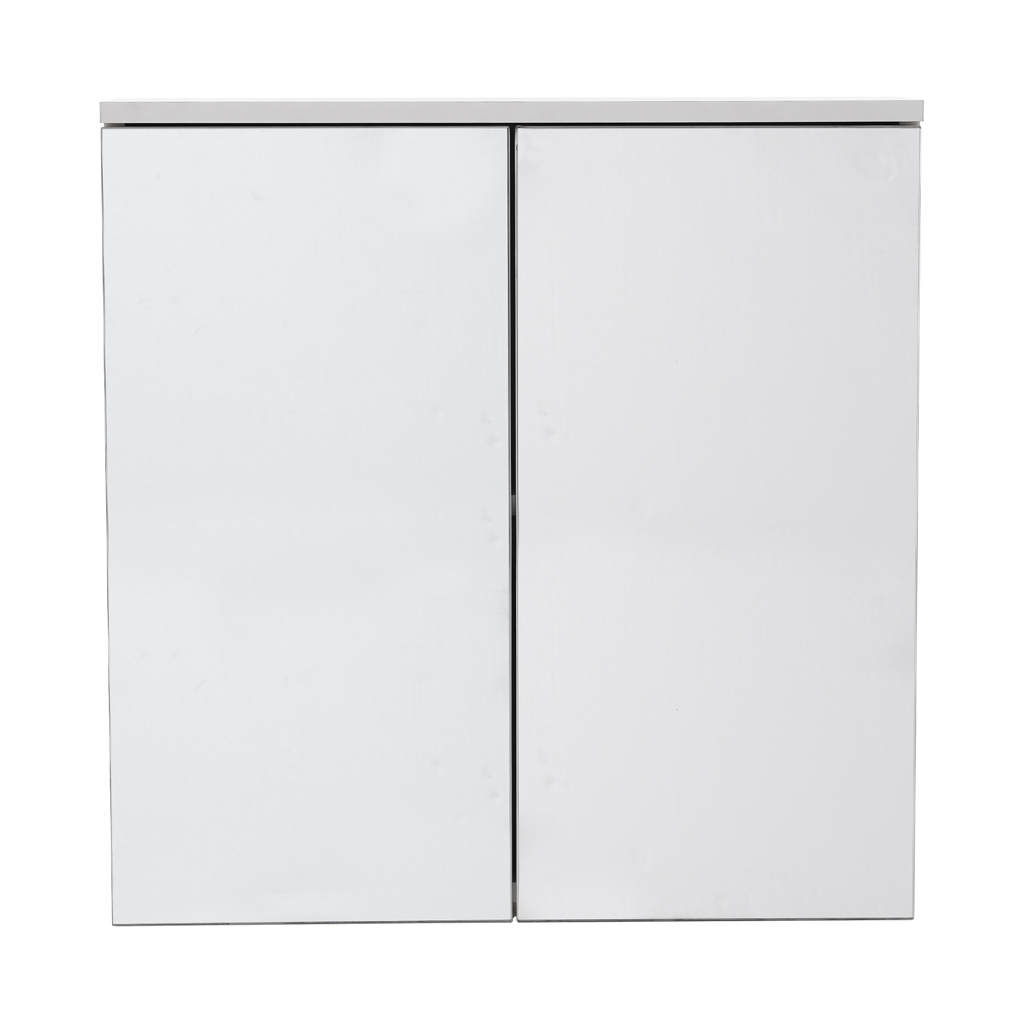 Spiegelschrank Badezimmerschrank mit Ablageflächen, MDF und Glas, 58,5×14×6 günstig online kaufen