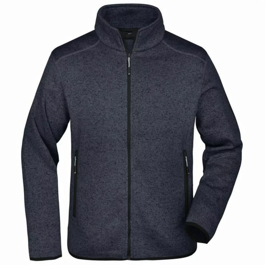 James & Nicholson Fleecejacke Fleece Jacke (gestrickt) günstig online kaufen