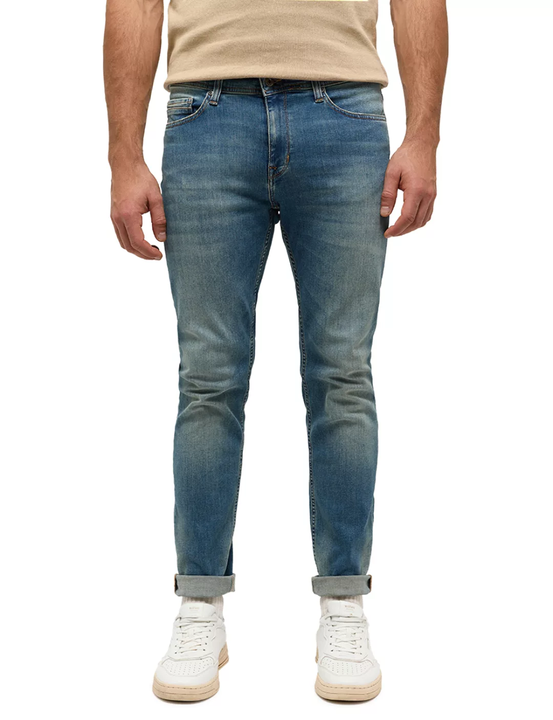 Mustang Jeans Vegas Slim Fit vintage blue used extra lang günstig online kaufen