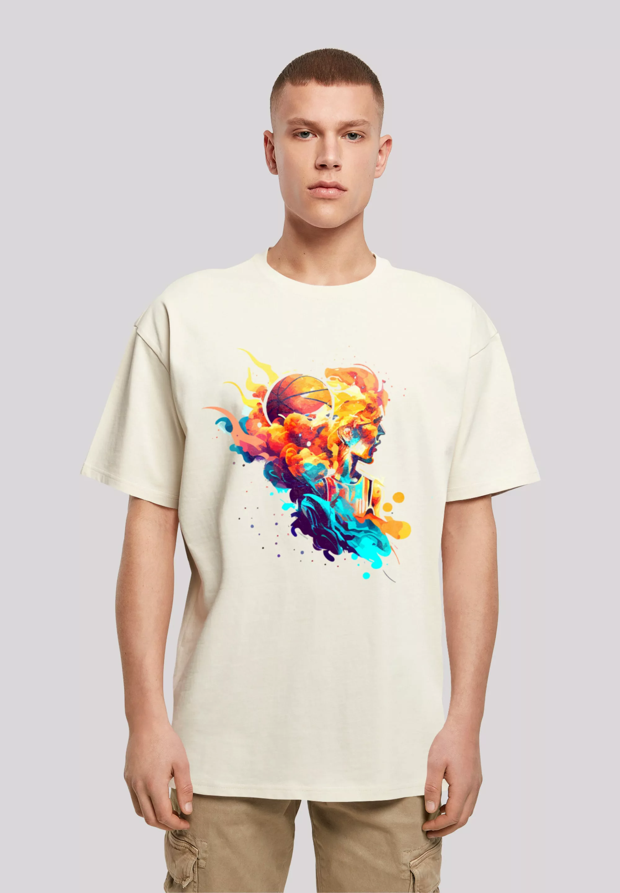 F4NT4STIC T-Shirt "Basketball Sport Player OVERSIZE TEE", Print günstig online kaufen