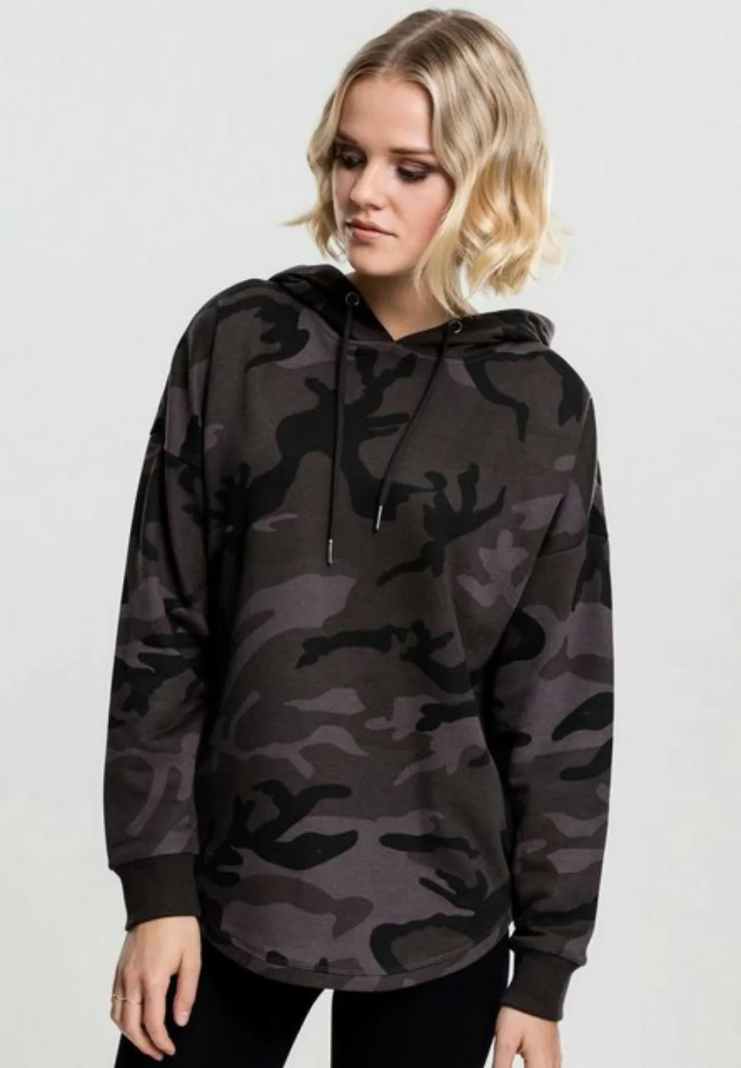 URBAN CLASSICS Kapuzenpullover TB1724 - Ladies Oversized Camo Hoody dark ca günstig online kaufen