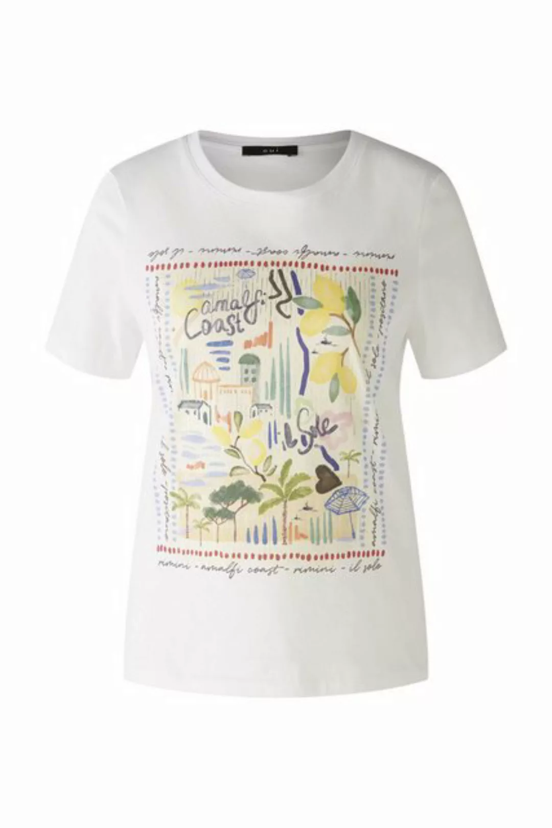 Oui T-Shirt T-Shirt, optic white günstig online kaufen