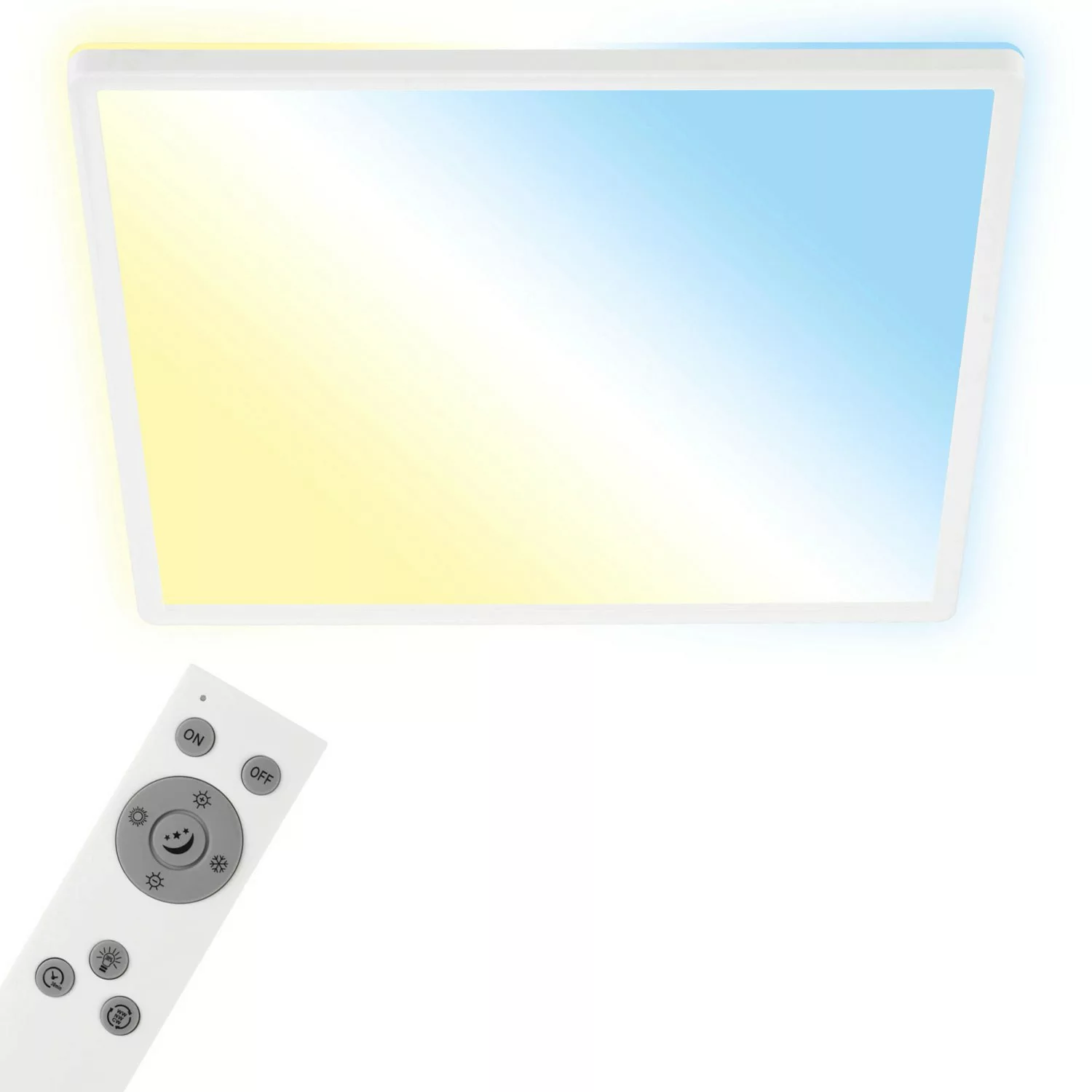 LED-Deckenlampe Slim S dimmbar CCT weiß 42x42cm günstig online kaufen