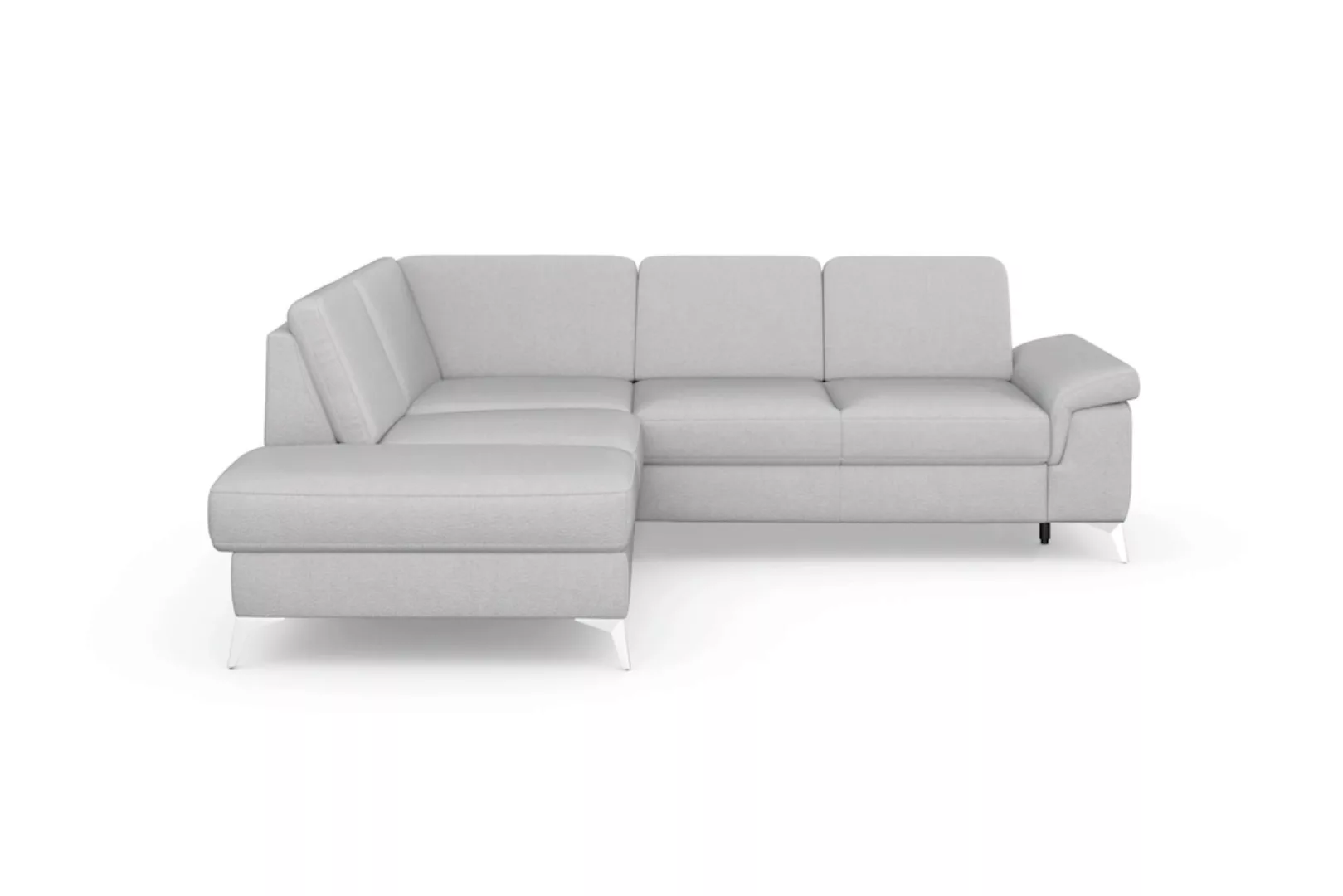 sit&more Ecksofa »Padua L-Form«, inklusive Sitztiefenverstellung, Armteilfu günstig online kaufen