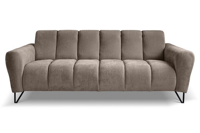 Beautysofa Sofa VOLARE, 3-Sitzer, viele Farbvarianten, ohne Schlaffunktion günstig online kaufen