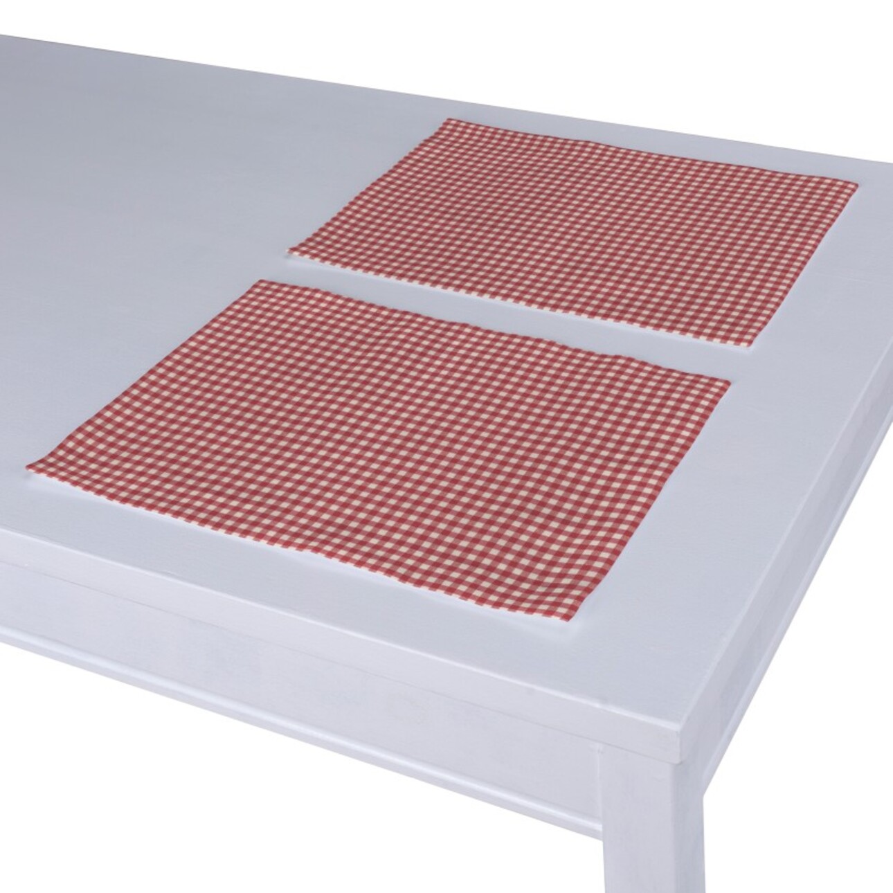 Tischset 2 Stck., rot-ecru , 30 x 40 cm, Quadro (136-15) günstig online kaufen