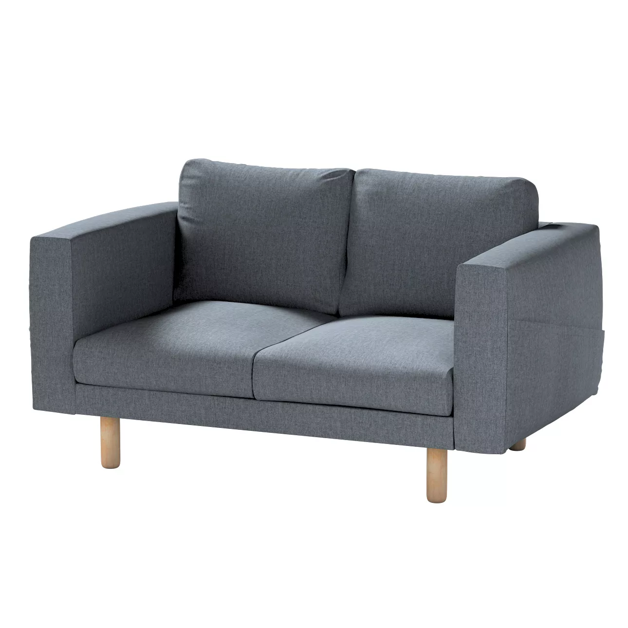 Bezug für Norsborg 2-Sitzer Sofa, grau, Norsborg 2-Sitzer Sofabezug, City ( günstig online kaufen