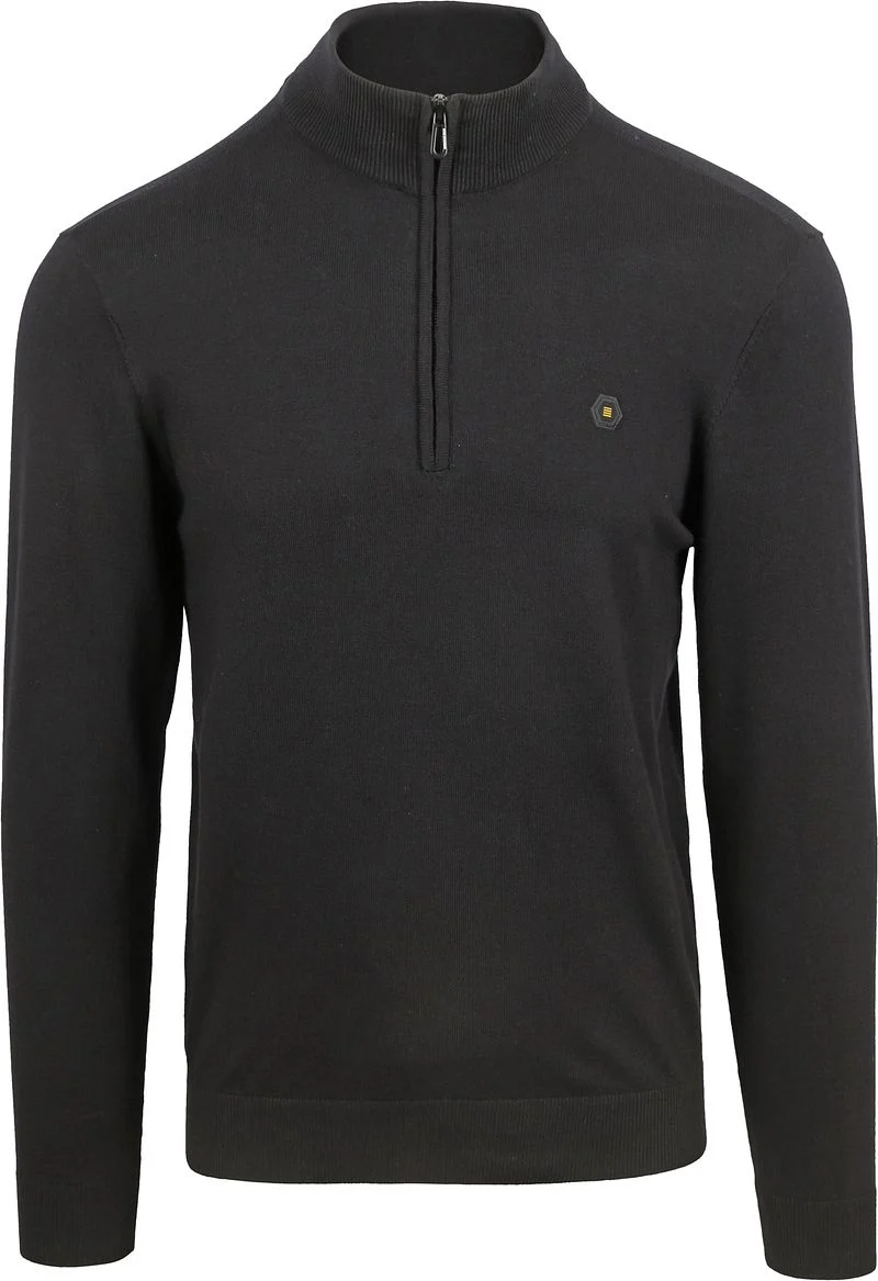 No Excess Halfzip Pullover Schwarz - Größe XL günstig online kaufen