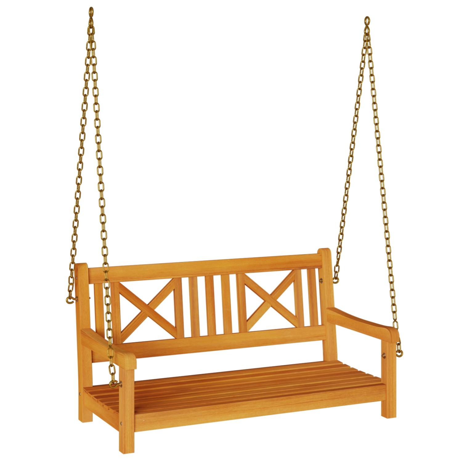vidaXL 2-Sitzer Garten Schwingbank 110x56x58 cm aus solidem Akazienholz 410 günstig online kaufen