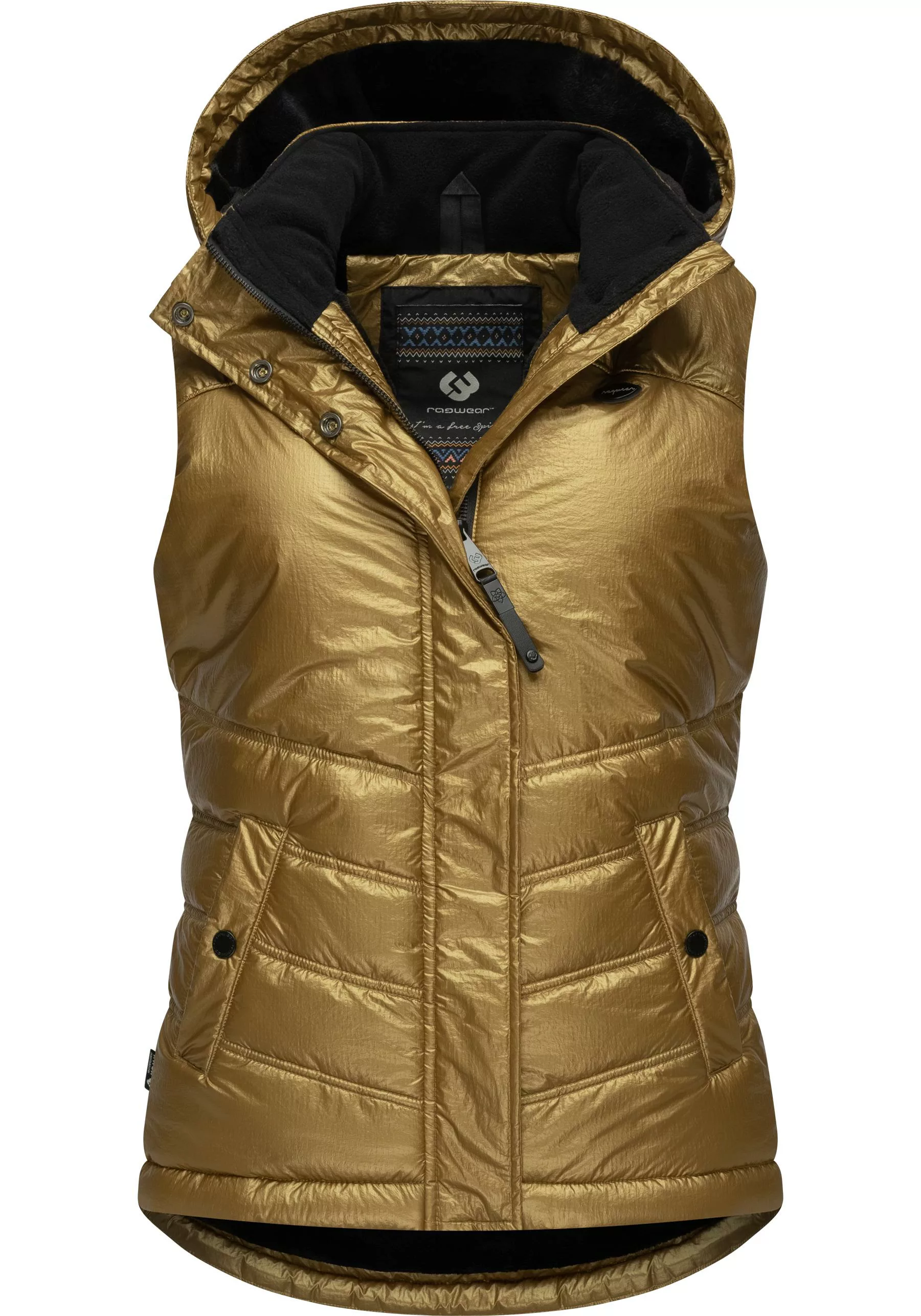 Ragwear Steppweste "Hesty Bling", stylische Outdoor-Weste mit abnehmbarer K günstig online kaufen