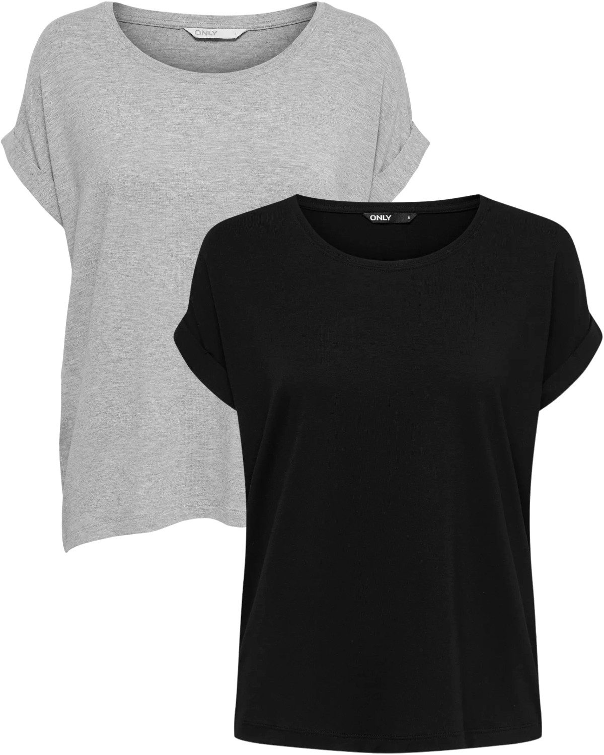 ONLY T-Shirt Stilvolles Basic Shirt mit günstig online kaufen