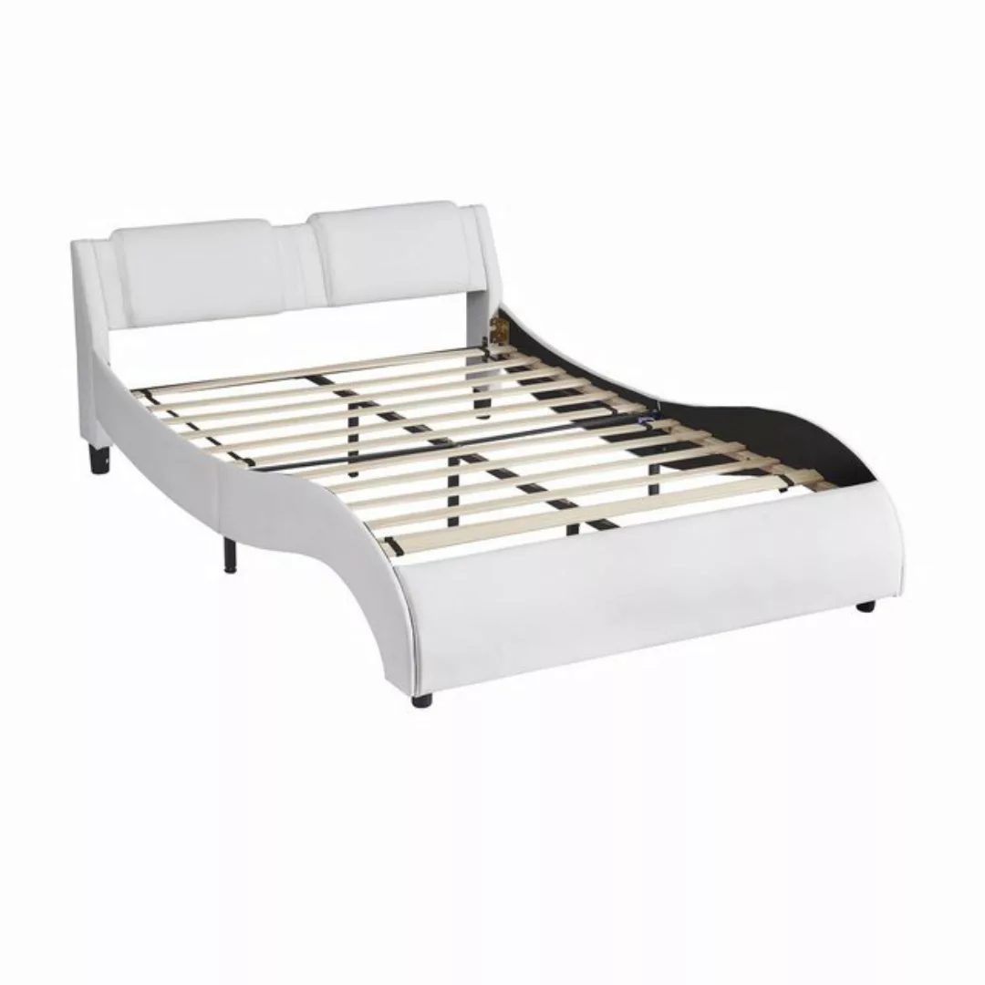 MODFU Polsterbett Doppelbett Bett Funktionsbett Gästebett 140x200cm (140*20 günstig online kaufen