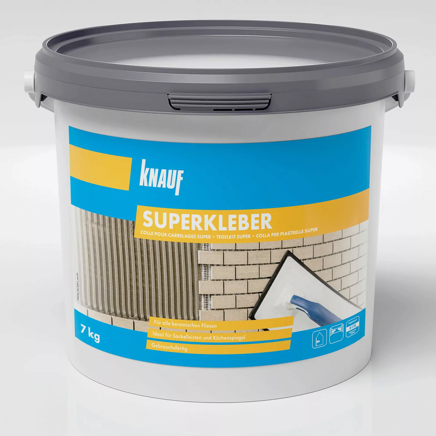 Knauf Fliesenkleber Superkleber Grau 7 kg günstig online kaufen