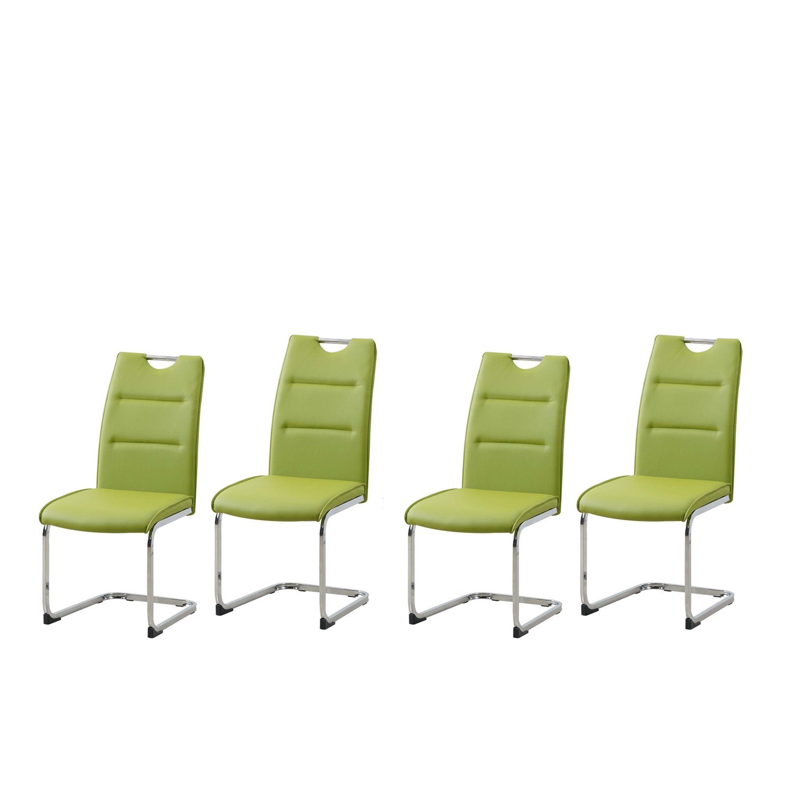 HTI-Line Esszimmerstuhl Schwingstuhl 4er Set PU günstig online kaufen
