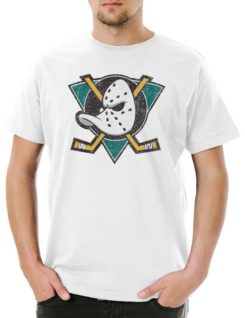 Urban Backwoods Print-Shirt Ducks Hockey Herren T-Shirt Symbol Sign Team Ma günstig online kaufen