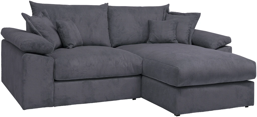 Home affaire Ecksofa "Soft&Cosy XL L-Form - Breite 246 cm", Mega-Sofa, in C günstig online kaufen