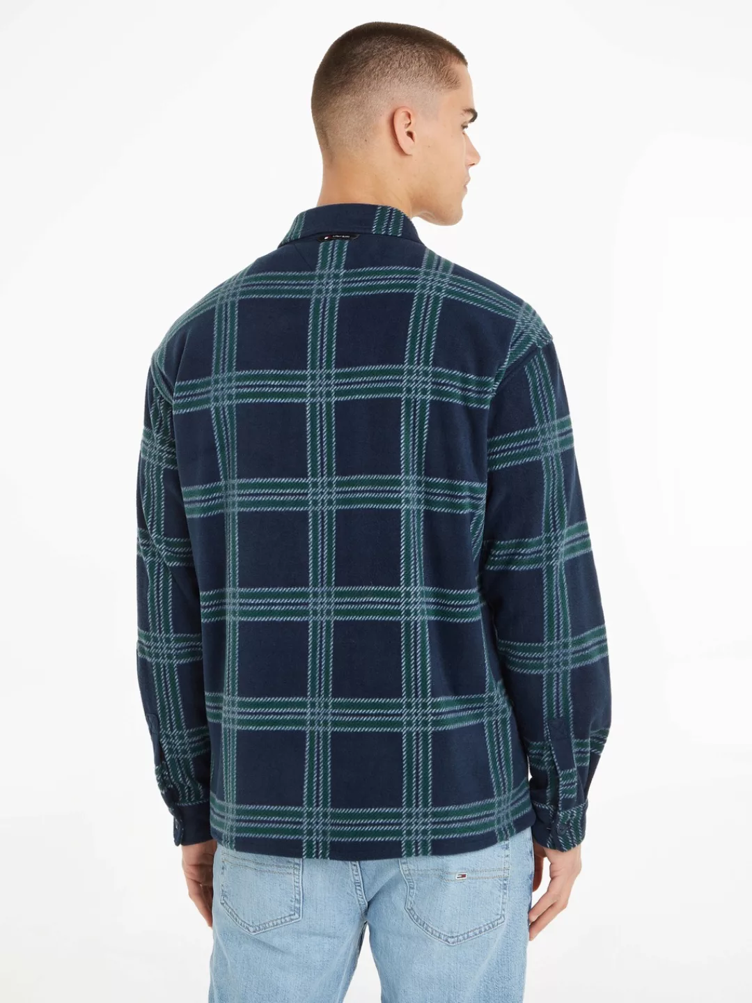 Tommy Jeans Fleecehemd "TJM CHECK POLAR FLEECE OVERSHIRT", mit Karomuster günstig online kaufen
