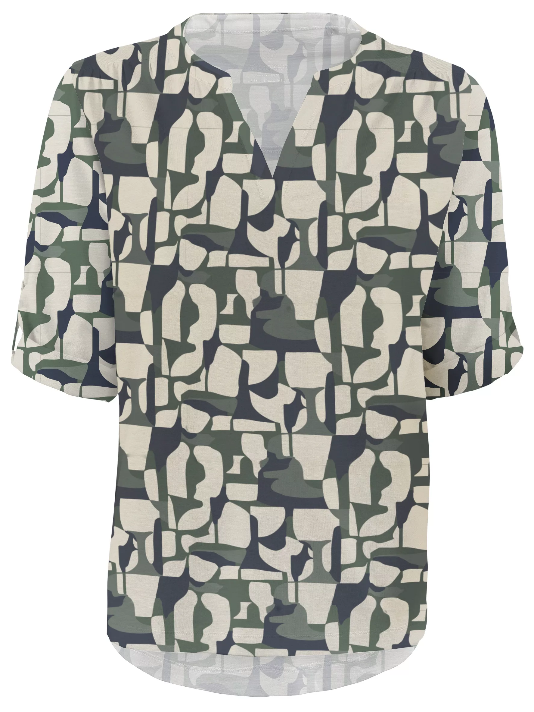 STOOKER WOMEN 3/4-Arm-Shirt "MARIE Print Shirt Blouse 3/4 -Arm", Regular Fi günstig online kaufen