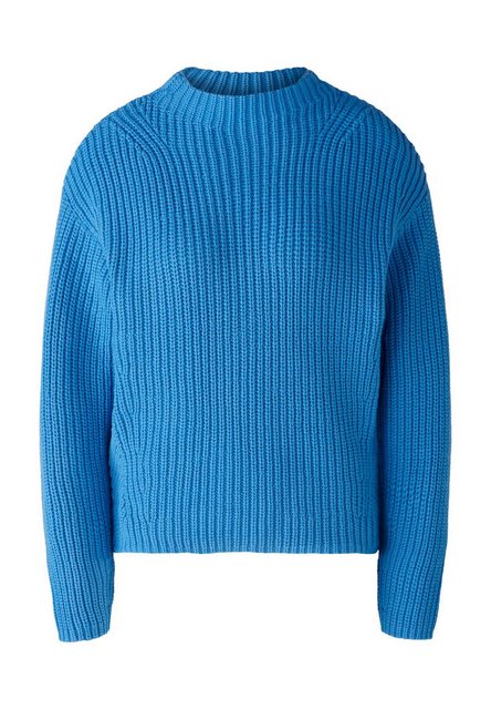 Oui Strickpullover Pullover Baumwollmischung günstig online kaufen