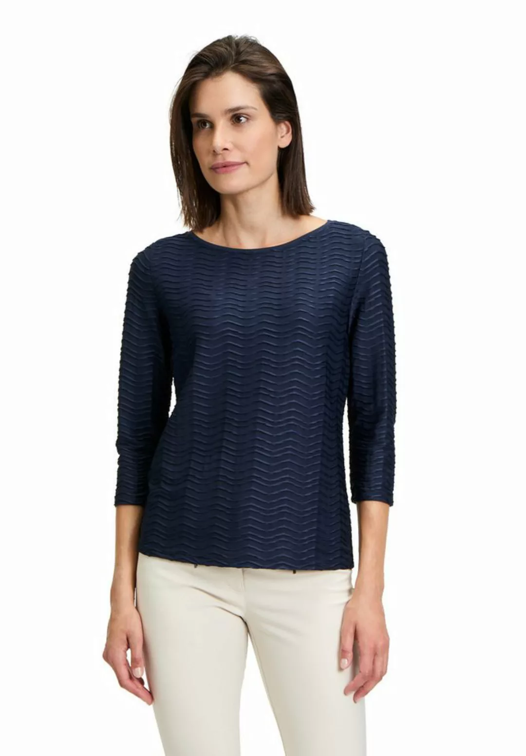 Betty Barclay 3/4-Arm-Shirt Betty Barclay Basic Shirt mit Rundhalsausschnit günstig online kaufen