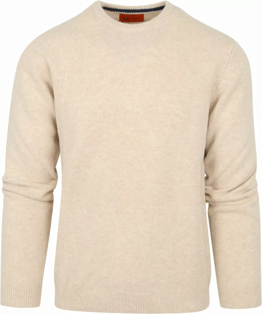 Suitable Pullover Wolle O-Neck Beige - Größe 3XL günstig online kaufen
