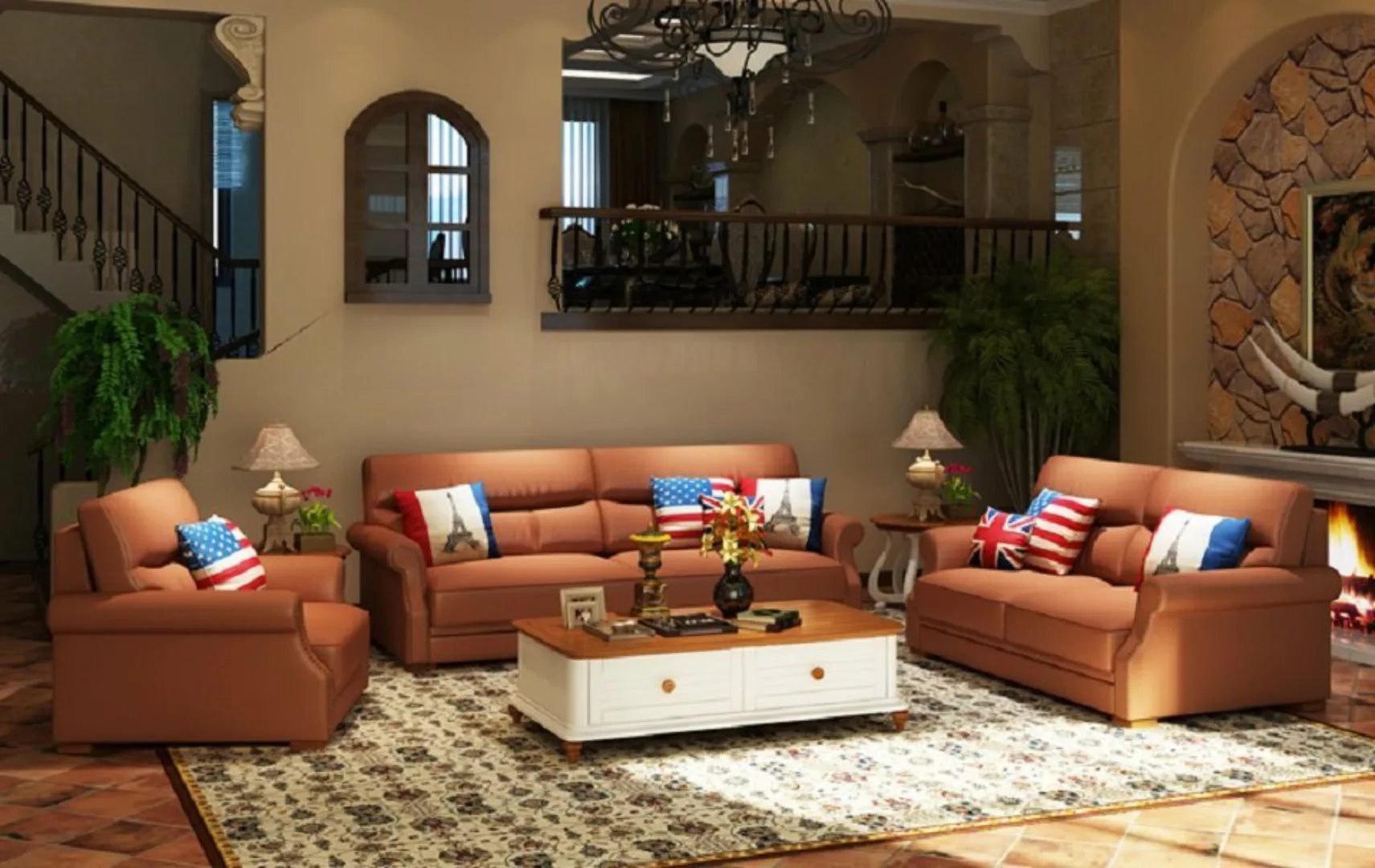 JVmoebel Sofa Ledersofa Couch Wohnlandschaft 3+2 Sitzer Garnitur Modern Sof günstig online kaufen
