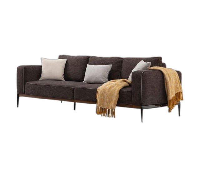 Xlmoebel 4-Sitzer Vierplatzsofa 4-Sitzer Gewebe Sofa zeitgemäßes Design Woh günstig online kaufen