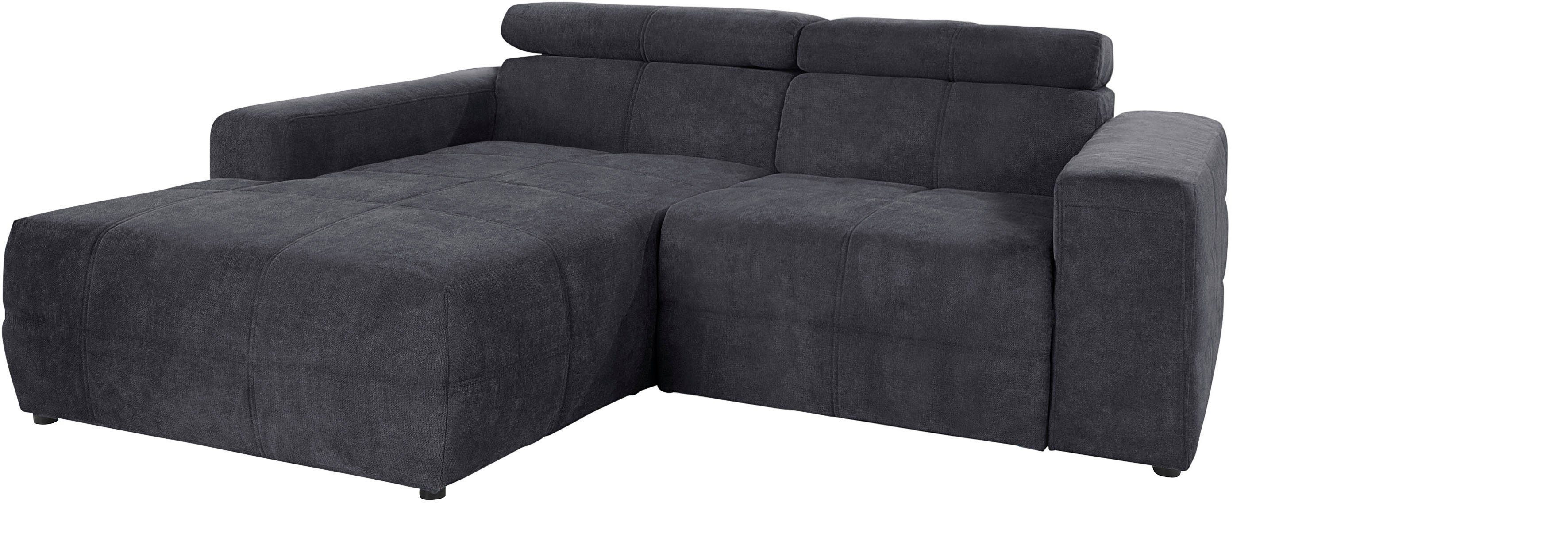 DOMO collection Ecksofa Brandon, inkl. Kopfteilverstellung, günstig online kaufen