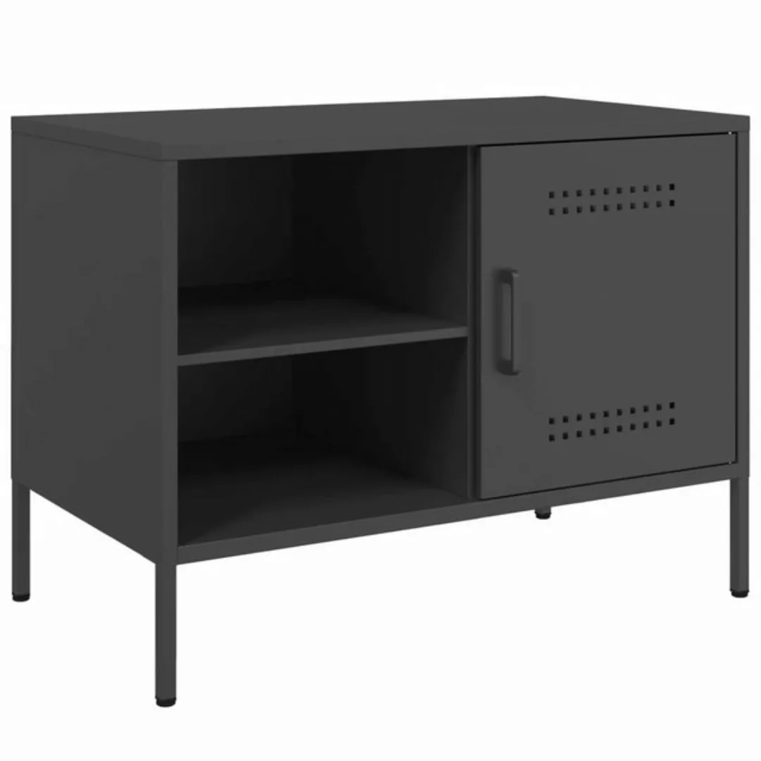 vidaXL Schrankmodule TV-Schrank Schwarz 68x39x50,5 cm Stahl günstig online kaufen