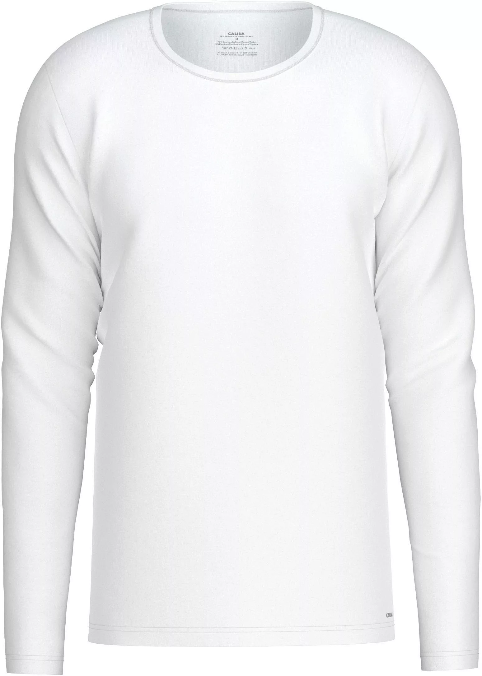 CALIDA Langarmshirt Cotton Code mit Rundhalsausschnitt günstig online kaufen