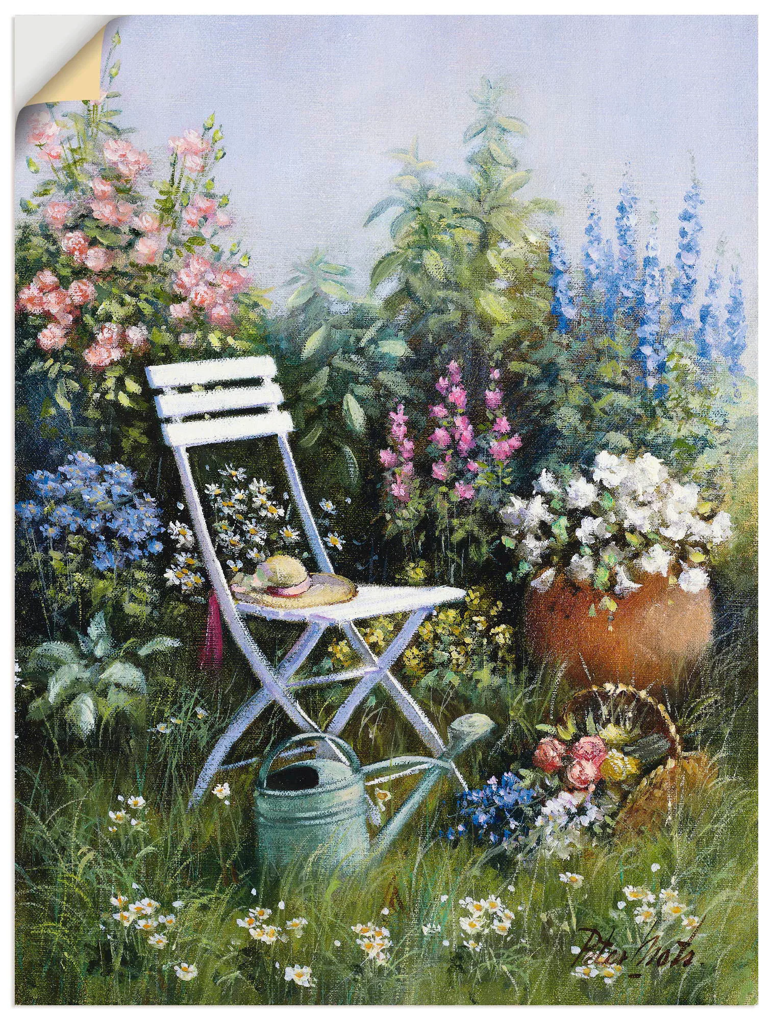 Artland Wandbild "Unvergesslich", Garten, (1 St.), als Leinwandbild, Poster günstig online kaufen