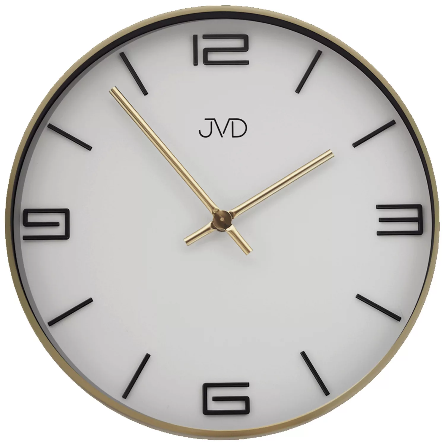 Jvd Hc19.2 Wanduhr Quarz Analog Golden günstig online kaufen