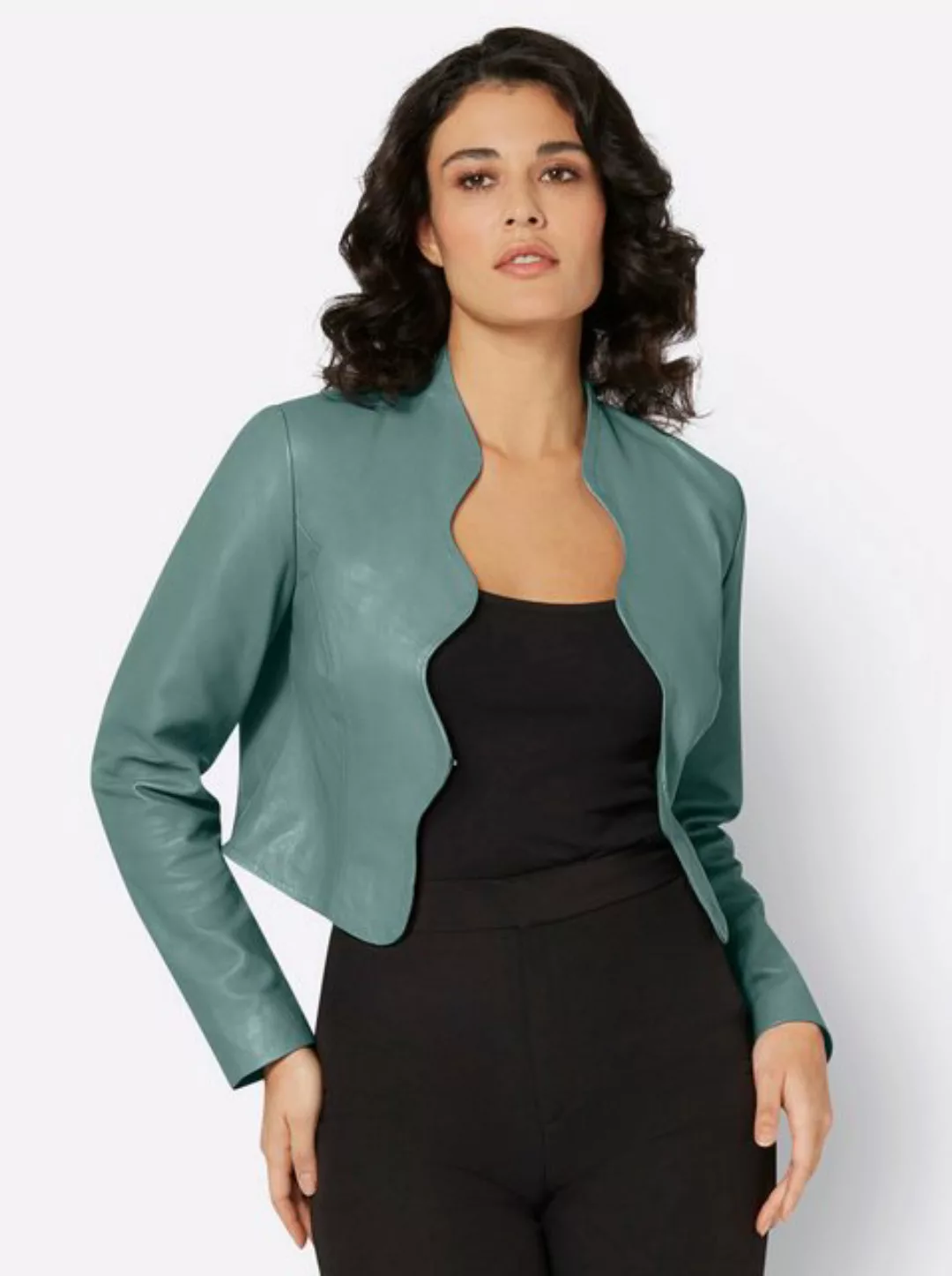 Mainpol Blusenblazer Leder-Blazer günstig online kaufen