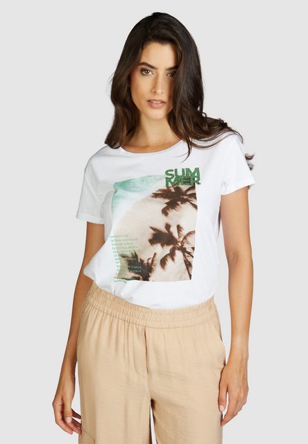 MARC AUREL T-Shirt mit Summer-Print günstig online kaufen