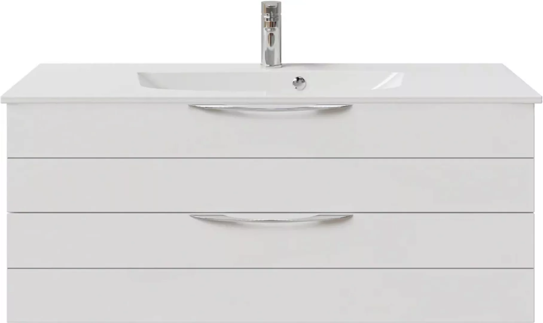 Saphir Waschtisch »Serie 6025 Mineralmarmor-Waschtisch mit Unterschrank, 11 günstig online kaufen