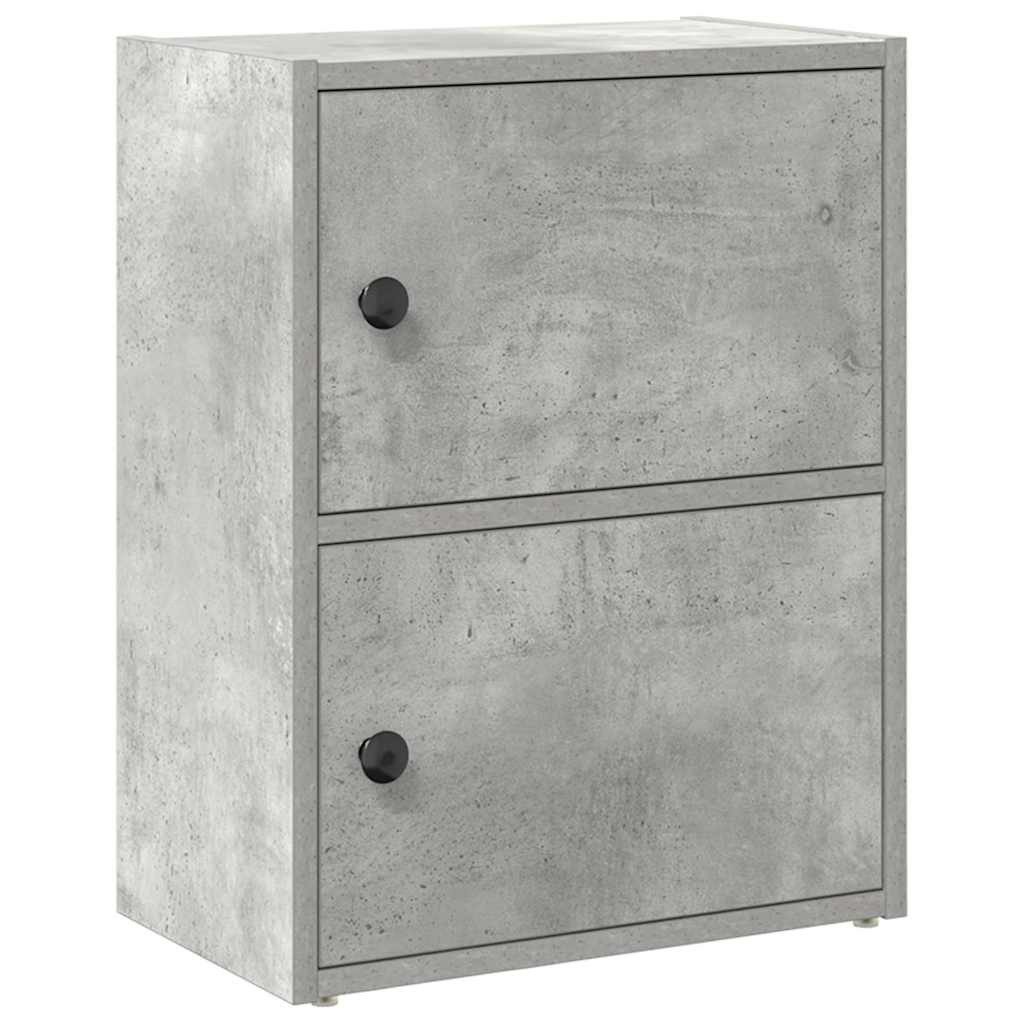 vidaXL Bücherregal Bücherregal Betongrau 40x24x52 cm günstig online kaufen