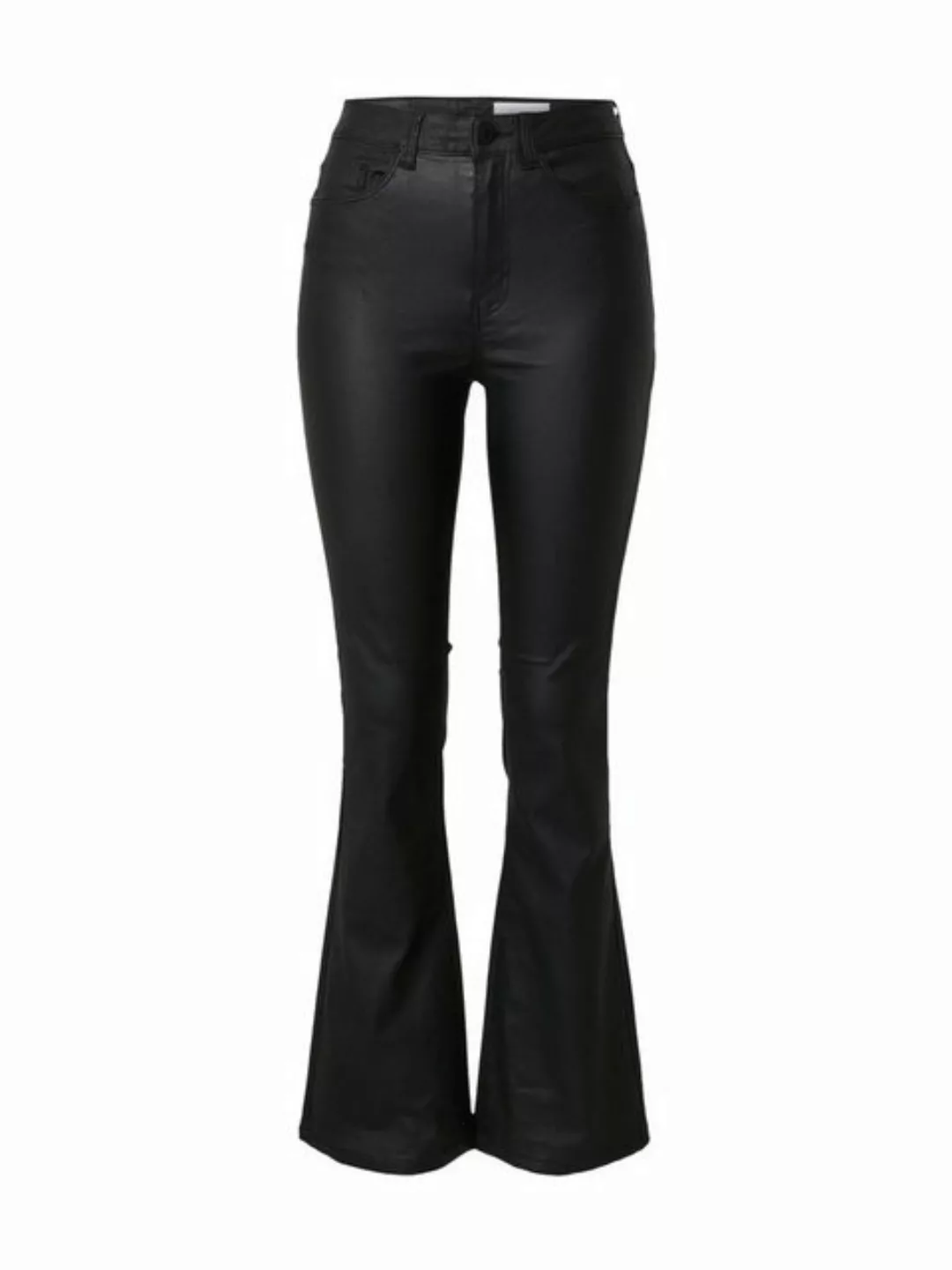 Noisy May Damen Jeans NMSALLIE HW FLARE COATED - Flare Fit - Schwarz - Blac günstig online kaufen