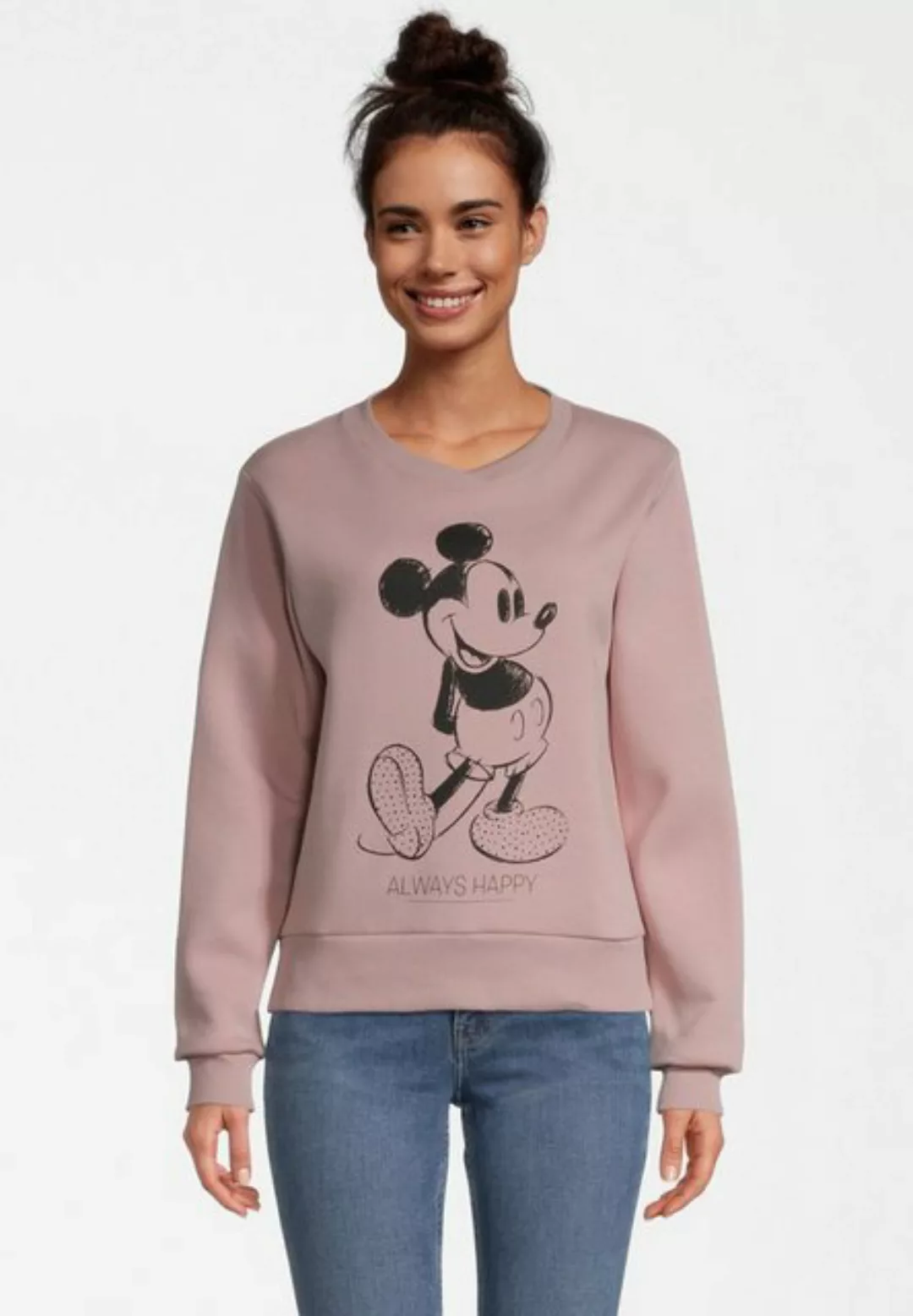 COURSE Sweatshirt Mickey Mouse Always Happy (1-tlg) günstig online kaufen