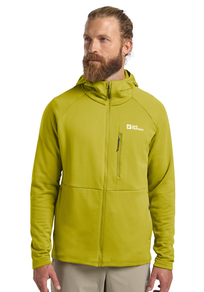 Jack Wolfskin Fleecejacke "KOLBENBERG HOODED FZ M", mit Kapuze günstig online kaufen
