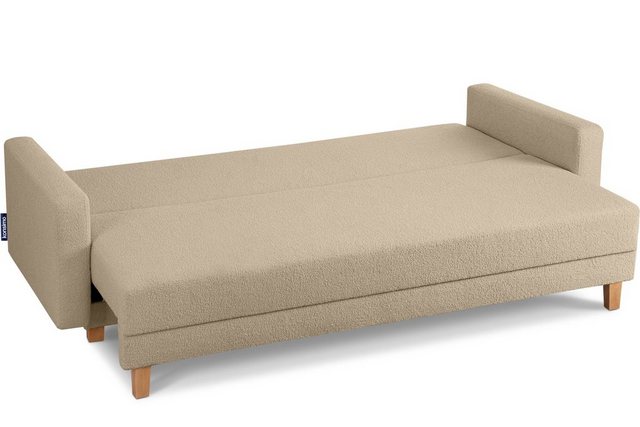 KONSIMO Schlafsofa ERISO Sofa 3-Personen, ausziehbare Liegfläche 196x150 cm günstig online kaufen