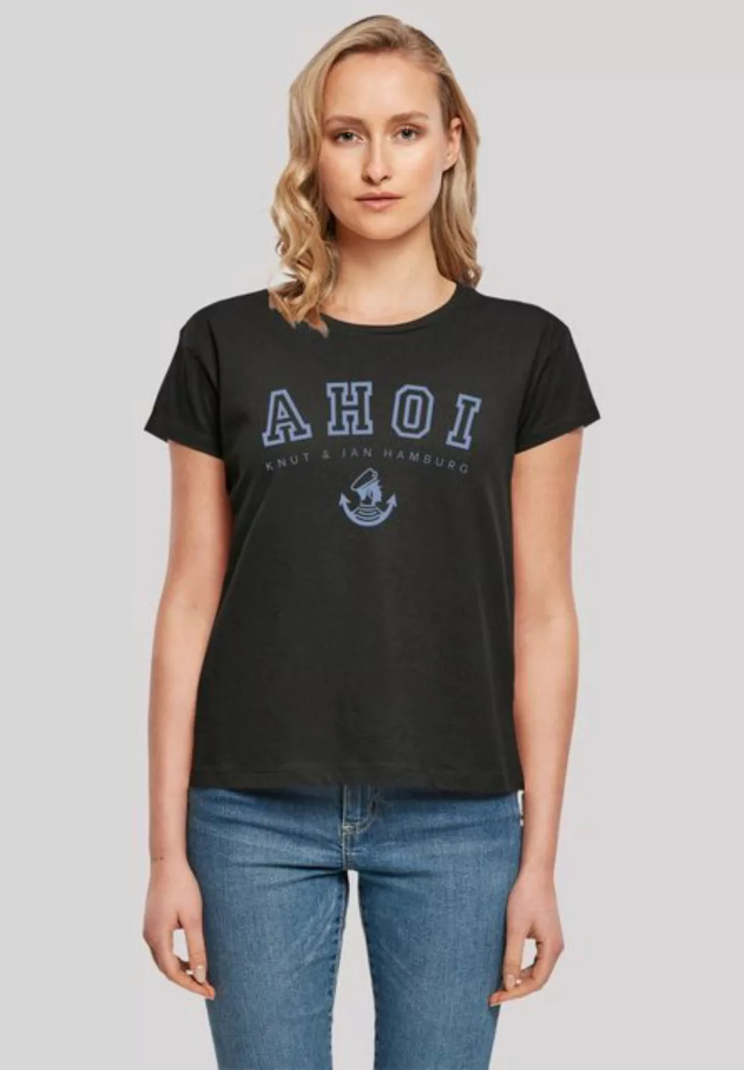 F4NT4STIC T-Shirt "Ahoi Knut & Jan Hamburg", Print günstig online kaufen