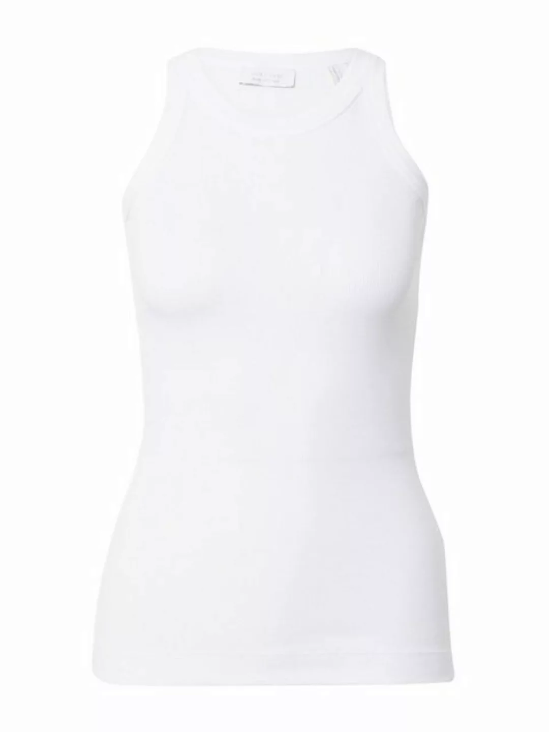 Rich & Royal T-Shirt Organic Rib Top, white günstig online kaufen