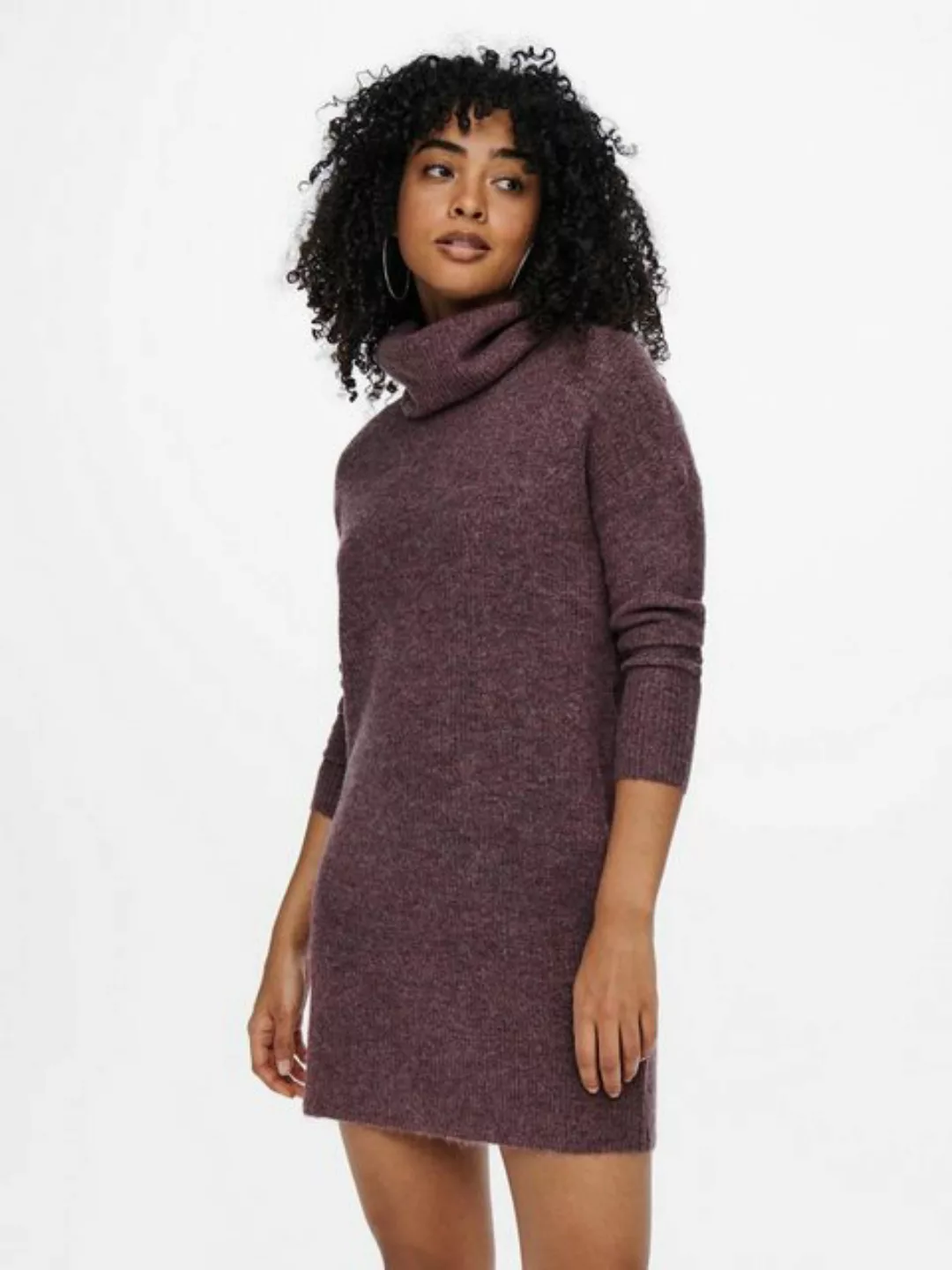 Only Damen Strickkleid ONLJANA L/S COWLNCK DRESS günstig online kaufen