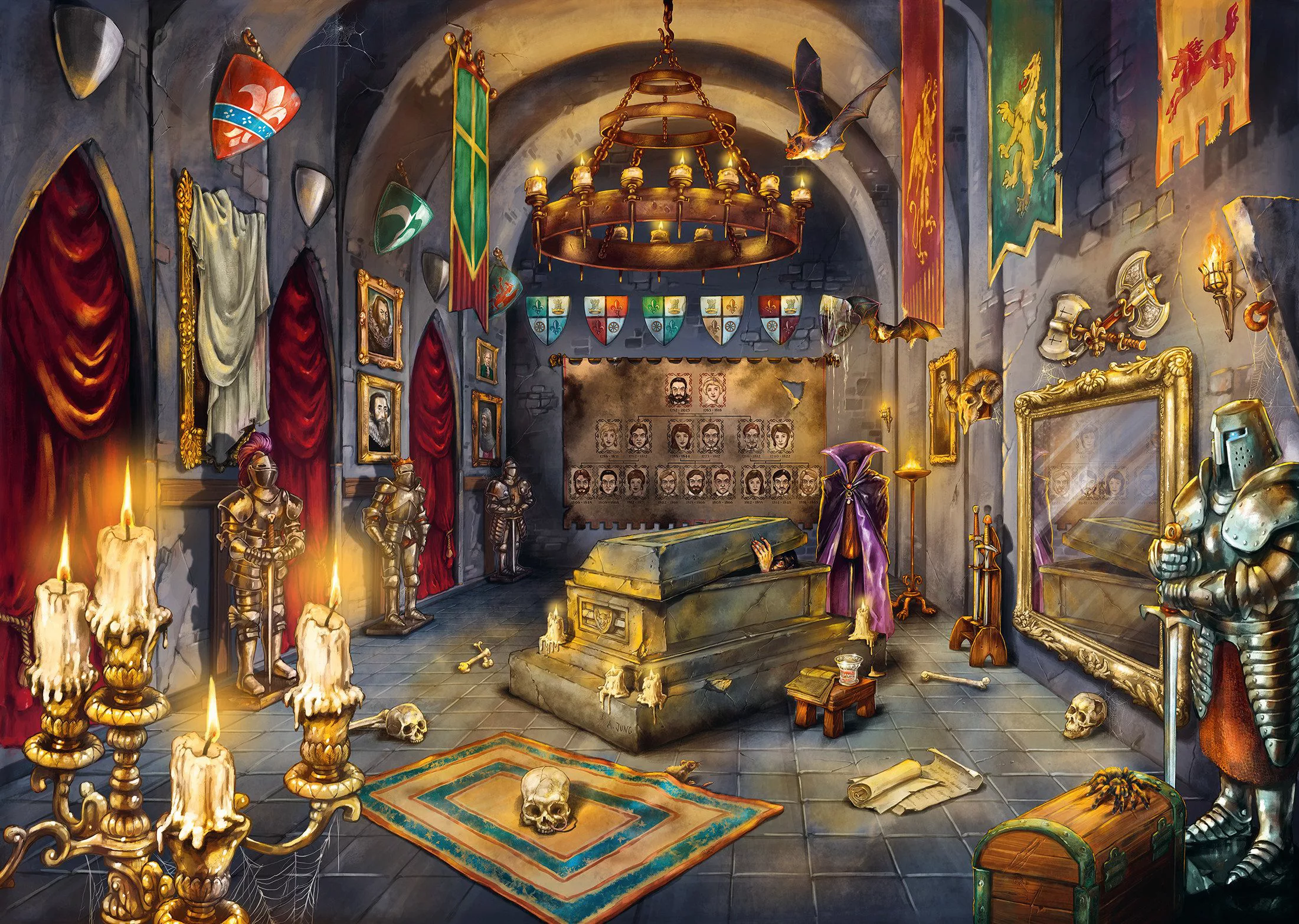 Ravensburger Puzzle Das Schloss des Vampirs, günstig online kaufen