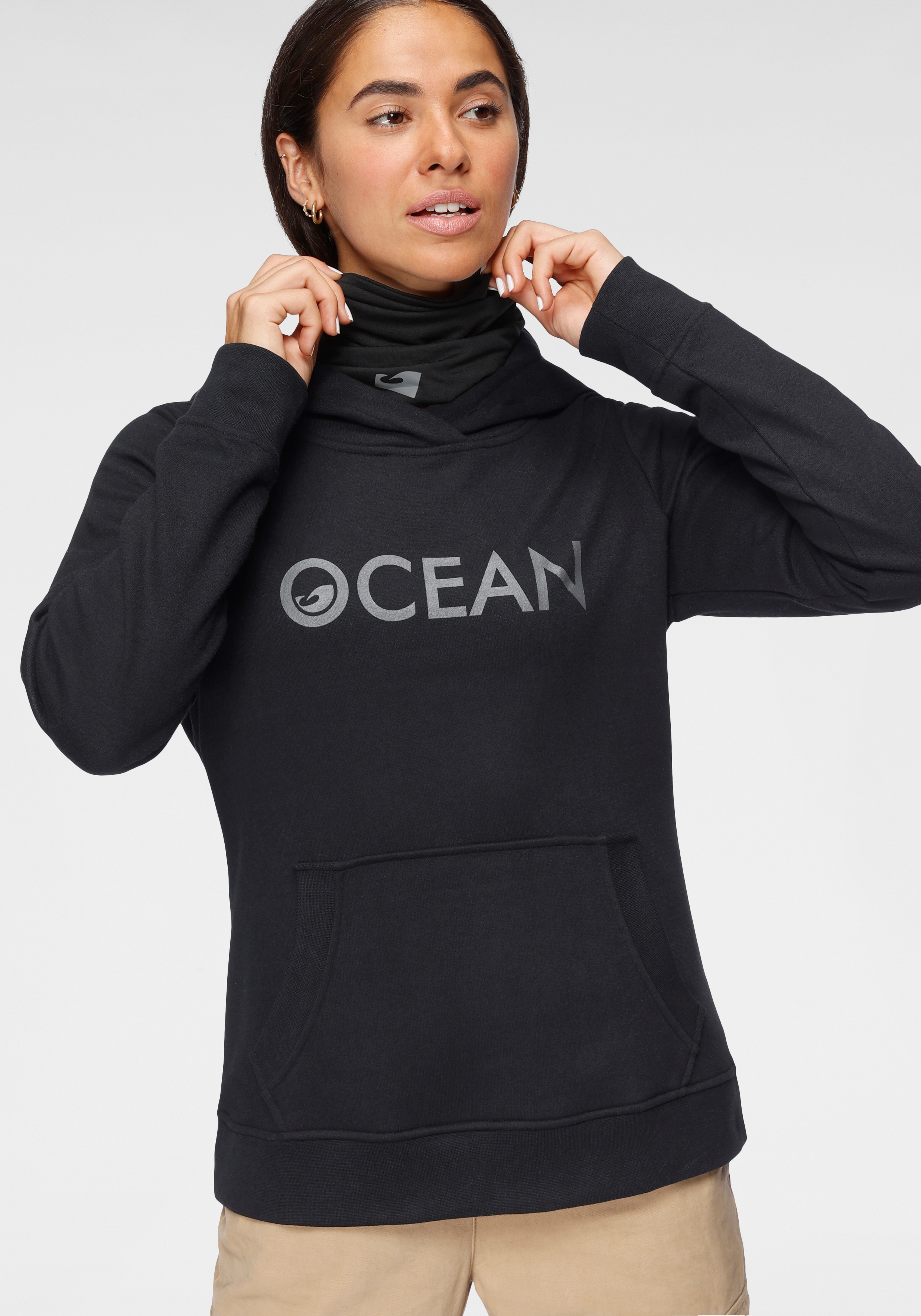 Ocean Sportswear Kapuzensweatshirt "mit Multifunktionaler Tube Schal" günstig online kaufen